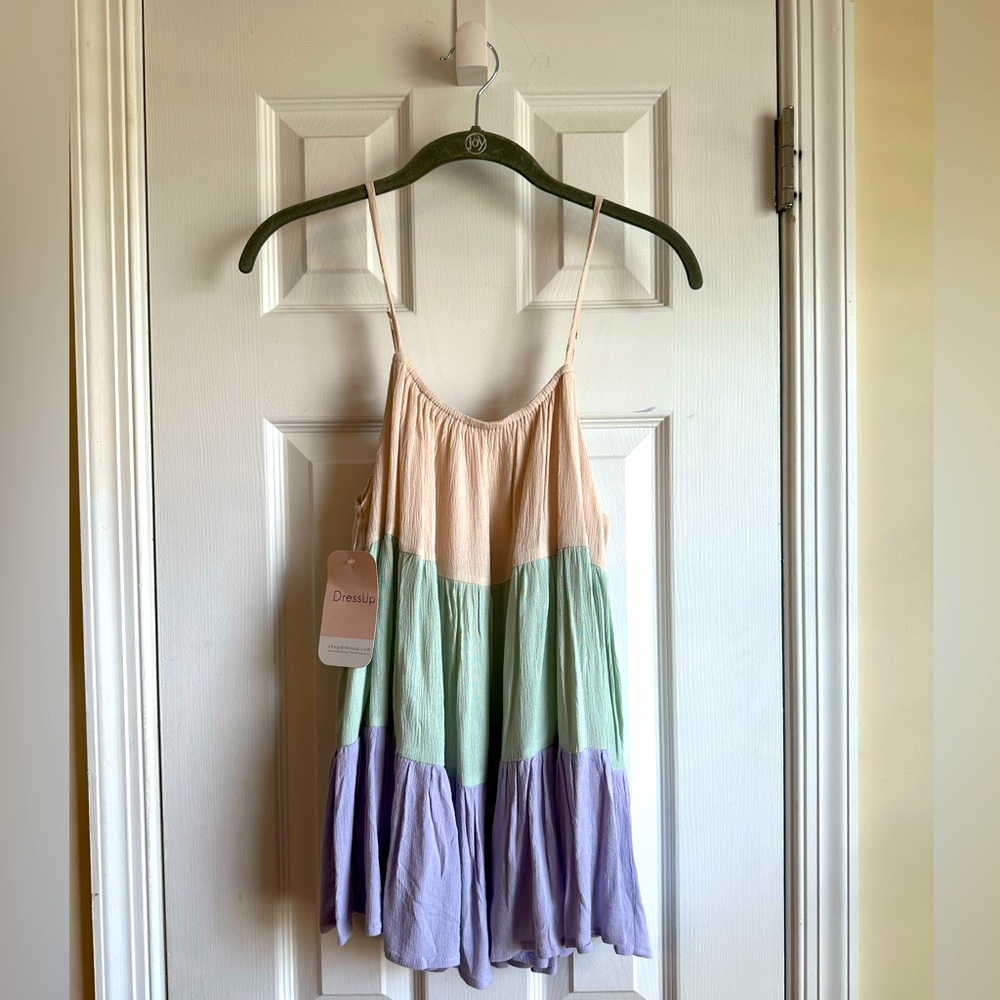 DressUp Color Block Tank - Picture 2 of 6